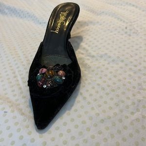 Made in Italy Vintage Velvet Mule Heels 7.5M